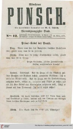 Nro. 12 (19. März 1871)