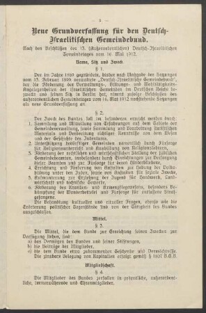Neue Grundverfassung