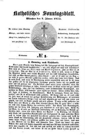Katholisches Sonntagsblatt. 7. 1855