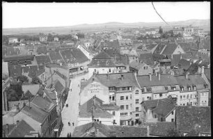 Wurzen. Blick vom Kirchturm auf Wurzen