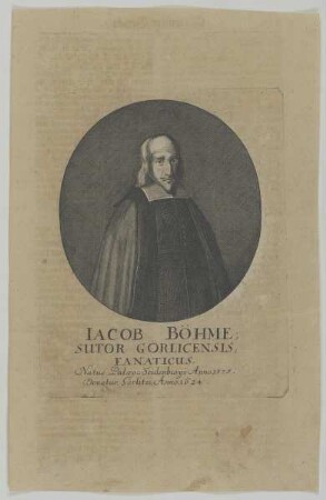 Bildnis des Iacob Böhme