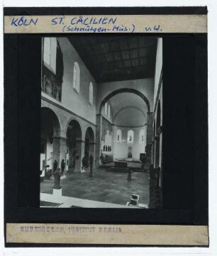 Köln, St. Cäcilien : Innenansicht nach O