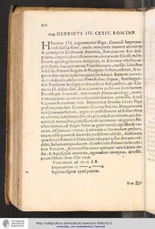 124. Henricus III. CXXIV. Rmm. Imp.