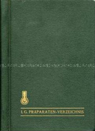 I.G. Präparaten-Verzeichnis