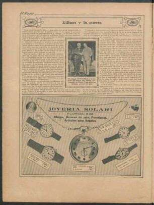 Edison y la guerra