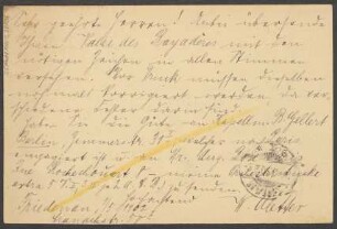 Brief an B. Schott's Söhne : 01.05.1902