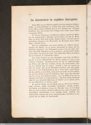 Im Unterseeboot im englischen Sperrgebiet