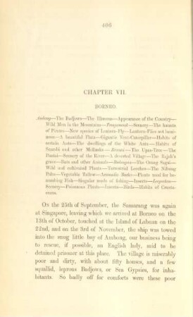 Chapter VII. Borneo