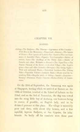Chapter VII. Borneo