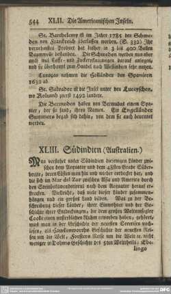 XLIII. Südindien (Australien.)
