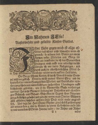 Im Nahmen Jesu! Außerwehlte und geliebte Kinder Gottes.