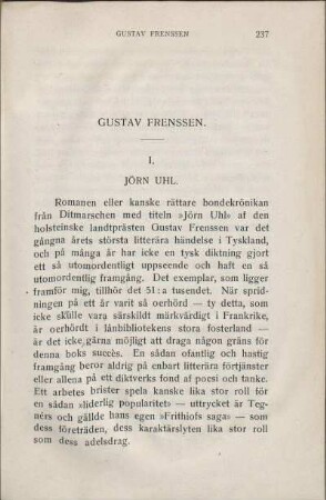 Gustav Frenssen.