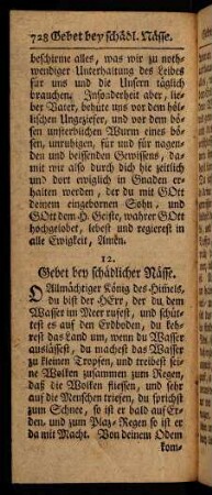728-730, Bey schädlicher Nässe