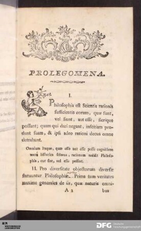 Prolegomena.