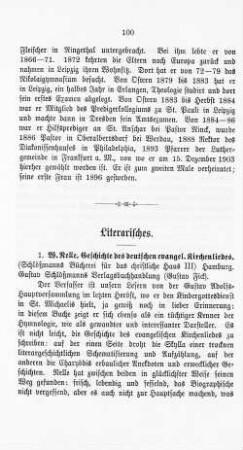 Literarisches.