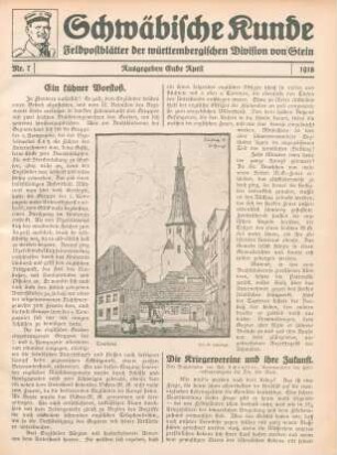 7.1918: Schwäbische Kunde