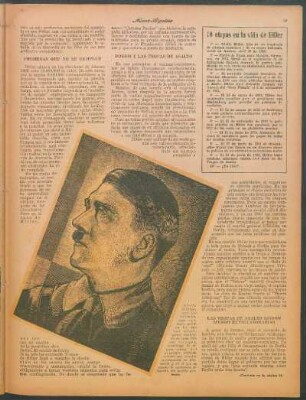 10 etapas en la vida de Hitler
