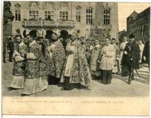 Budapest. Umzug am Stefanstag 20. August 1904