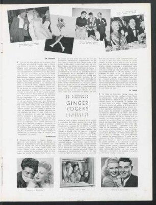Ginger Rogers - su biografía, su emblanza, su retrato, sus danzas