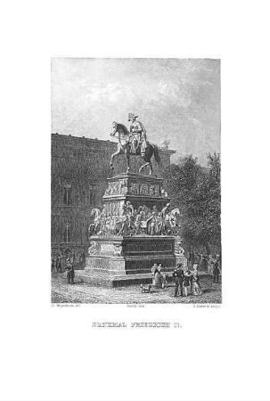 Tafel: Denkmal Friedrich II.