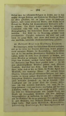 44. Gebhard Graf von Wallburg Truchseß