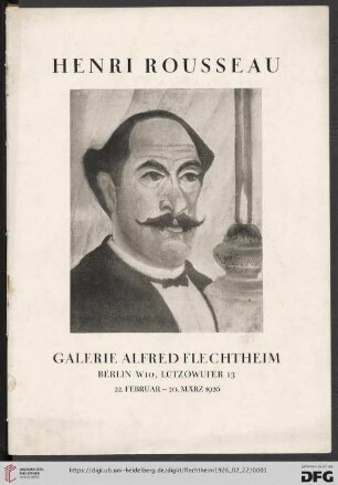 Henri Rousseau : 22.Februar - 20. März 1926