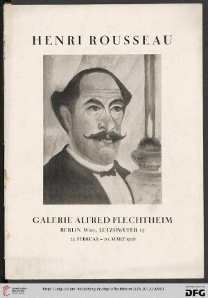 Henri Rousseau : 22.Februar - 20. März 1926