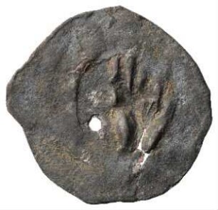 Fundmünze, Heller (Händleinheller), 1. Hälfte 14. Jh.