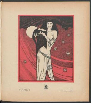Nota de arte - Salomé : Dibujo a pluma, original de E. Arnaldi
