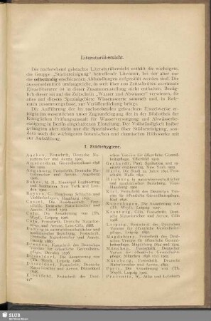 Literaturübersicht