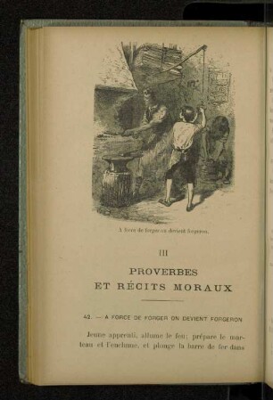 III Proverbes et récits moraux