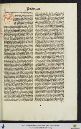 Prohemium Nicolai de lyra super Johannem