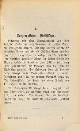 Neuester Führer durch Nürnberg : mit ausführlichem das ganze Stadtgebiet umfassendem Plane nebst Straßen-Verzeichnis