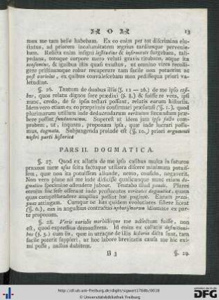Pars II. Dogmatica.