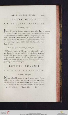 (Lettre CCLXXI - CCLXXX)