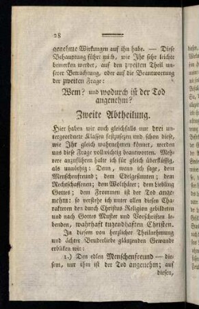 28-37, Zweite Abtheilung