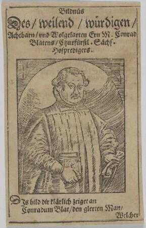 Bildnis des Conrad Blaten