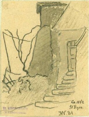 Sankt Ilgen Hausecke mit Steintreppe
