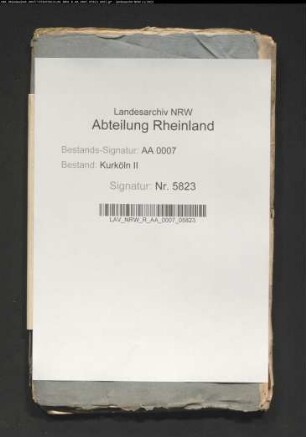 Kurfürstliche Korrespondenz betr. landständische Subsidien