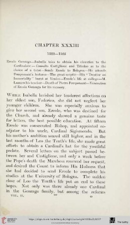 Chapter XXXIII: 1522-1525