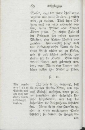 Das 3 Kapitel. Von den Unterscheidungs- und Vorhersagungs-Kennzeichen (diagnosi et prognosi) der Krebs-Schäden.