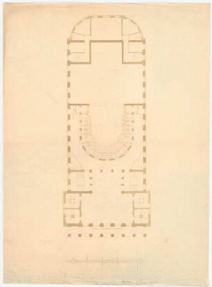 Stadttheater, Aachen Umbau: Grundriss Rang