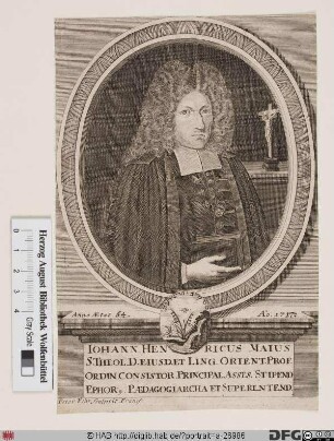 Bildnis Johann Heinrich Majus d. Ä.