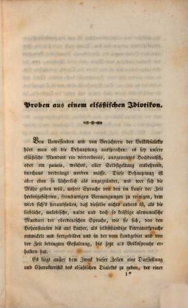 Proben aus einem elsäßischen Idiotikon : (Mühlhausen, 1846)