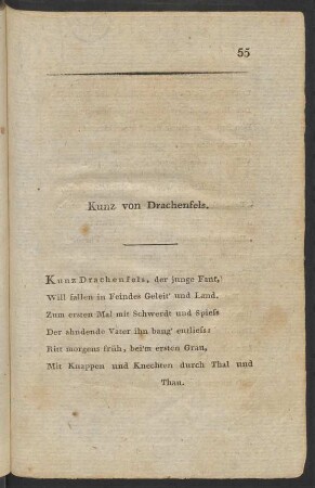 Kunz von Drachenfels.