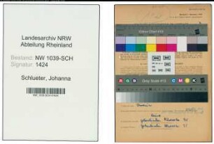 Entnazifizierung Johanna Schlueter , geb. 03.02.1922 ()