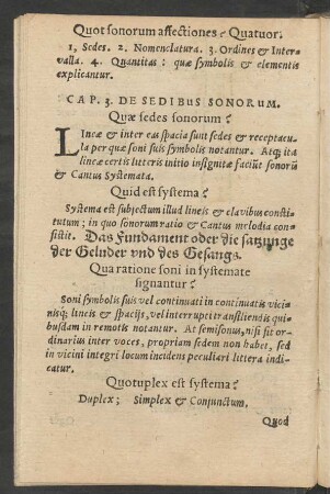 Cap. 3. De Sedibus Sonorum.