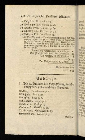 126-152, Anhaenge