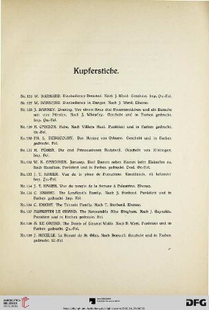 Kupferstiche (Nr. 126-155)