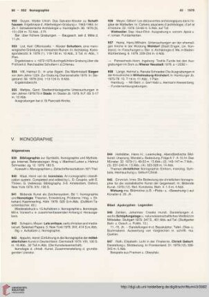 V. Ikonographie